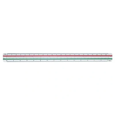 Obrázek Staedtler 561 98 1BK Redukční měřítko Architekt 30 cm, 6 Stupnice, barevné duté kužely