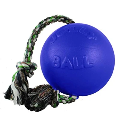Obrázek Horsemens Pride Inc. Jolly domácí zvířata Romp N Roll Ball 8&quot; Blue Blau Clear, Unisex, HMP0665
