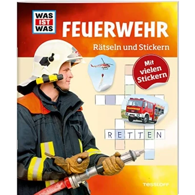 Obrázek WAS IST Rätseln und Stickern: Feuerwehr