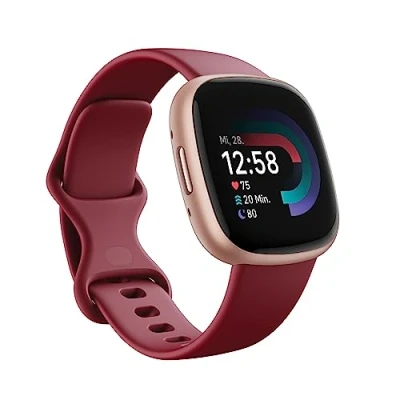 Obrázek Google Fitbit Versa 4 chytré hodinky, dámské/pánské fitness tracker s integrovanou GPS a funkcí telefonu, výdrž baterie 6 dní, 40+ tréninkových režimů hodinky kompatibilní Android /