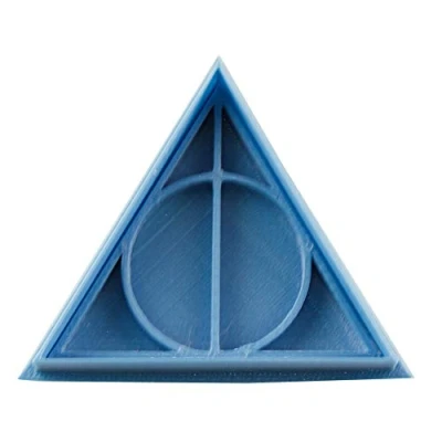 Obrázek Cuticuter Reliquien Harry Potter Ausstechform, Blau, 8 x 7 1.5 cm