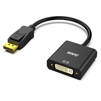 Obrázek BENFEI DisplayPort na DVI konvertor, pozlacený DP/Display Port D kabel HDTV adaptér konvertor samec k ženě