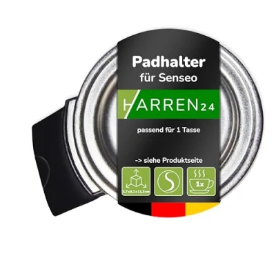 Obrázek Harren24 Držák na kapsle HD5009/01 1 šálek kompatibilní s kávovarem Philips Senseo Original (Plus) HD6552 HD6556, HD7803 HD7806, HD7810 HD7819, CSA210