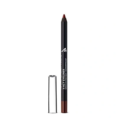 Obrázek Manhattan x Act Eyeliner pera, hnědá tužka na oční linky pro ideální linky, voděodolná, barva Moccacino 94Z, 1 g