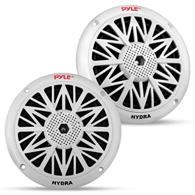 Obrázek Pyle Námořní reproduktor (150 W, 13,33 cm (5,25 palců), 2cestný) bílý