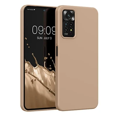 Obrázek kwmobile pouzdro kompatibilní s Xiaomi Redmi Note 11 Pro / (5G) 12 (4G) silikonové na mobil měkký povrch bezdrátové nabíjení Macchiato