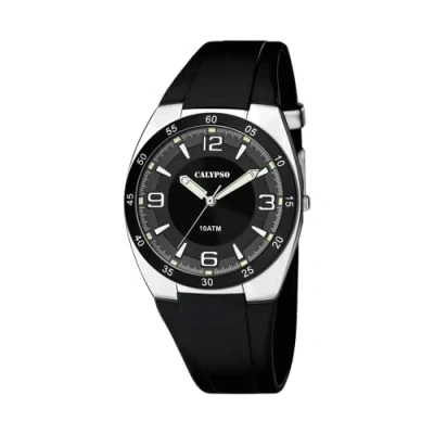 Obrázek Calypso Herren Analog Quarz Uhr mit Plastik Armband K5753/3, Schwarz