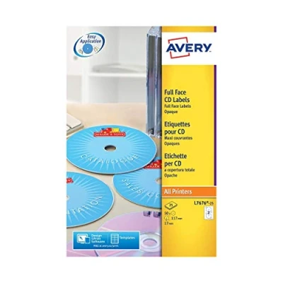 Obrázek Avery CD Blu ray/etikety (pro laserové tiskárny)