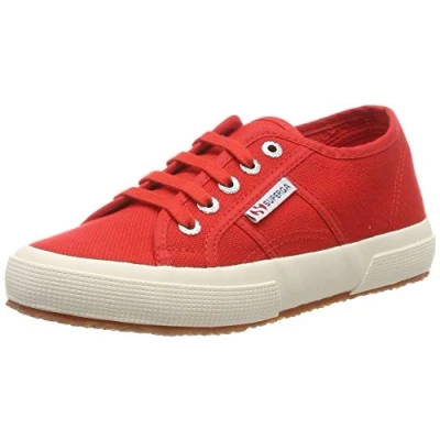 Obrázek Superga Unisex 2750 Plus Cotu gymnastické boty, Červená Red 975.