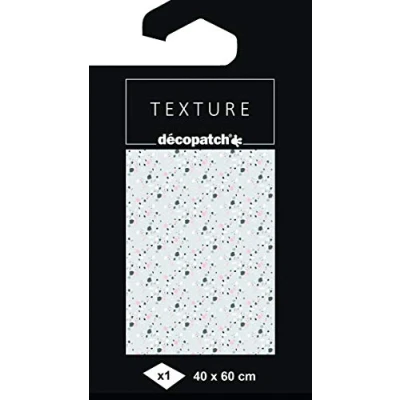 Obrázek décopatch TD804C 1 Bogen 40x60cm Papier Motiv Texture, Terrazzo Silber