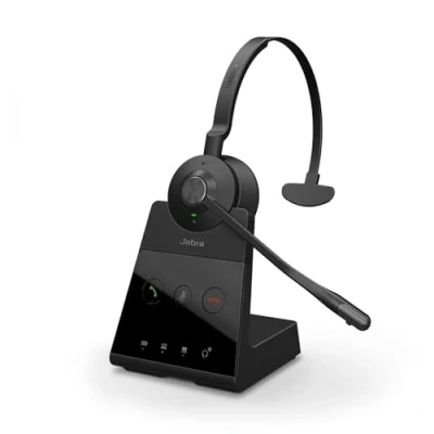 Obrázek Jabra Engage 65 Headset On Ear Dect Mono bezdrátová sluchátka s potlačením okolního šumu pro stolní telefony a softfony černá verze EU