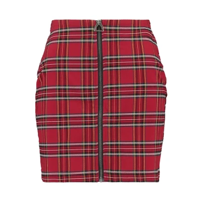 Obrázek Urban Classics Ladies Short Checker Skirt Minisukně, Ženy, Velikost: Medium, Red/black
