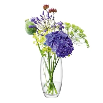 Obrázek LSA Flower Blumenstrauß Vase, 20 cm hoch, transparent, Glas, Clear, Höhe