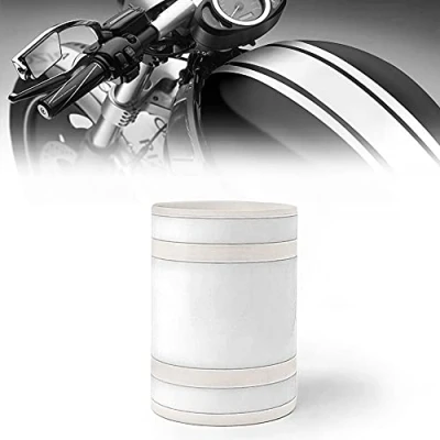 Obrázek 4R Quattroerre.it 10667 Verdreifachen Klebestreifen für Motorräder Bike Racing Stripe, Weiß, 12 cm x 2 mt