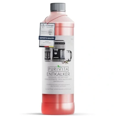 Obrázek PURIVITA Univerzální odvápňovač plně automatický kávovar (750 ml) pro všechny běžné značky 1 láhev