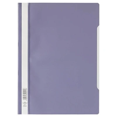 Obrázek Durable Spínací pořadač A4 Standard, PP, 227 x 310 mm, balení 50 kusů, fialový, 257312