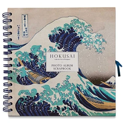 Obrázek Grupo Erik Blumen Fotoalbum zum selbstgestalten Weiße Seiten Japanische Kunst Einkleben Scrapbook 26 x cm
