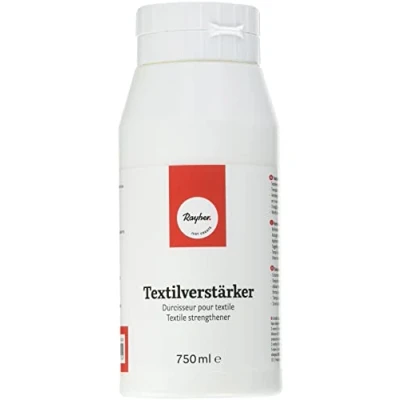Obrázek Rayher Hobby 34509000 Zpevňovač textilu, láhev 750 ml, textilní tužidlo pro vyztužení látek, oblečení, vlny, kůže, papíru atd.