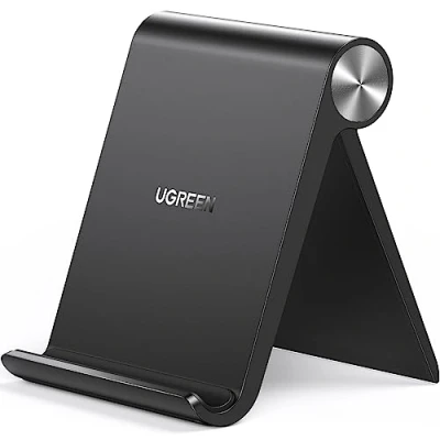 Obrázek UGREEN Stojánek na mobilní telefon stolní držák psací stůl mobilního telefonu sklopný stojan kompatibilní s iPhone 15 14 13 12 Pro Max, Galaxy S23 Ultra