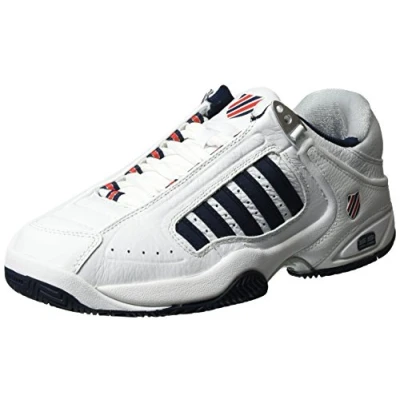 Obrázek K Swiss Pánské tenisové boty Defier Rs, Bílá White Dressblue Fieryred 164