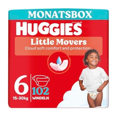 Obrázek Huggies Baby Windeln Ultra Comfort Disney Größe 6 Monatsbox, 102 St. (3 x 42)