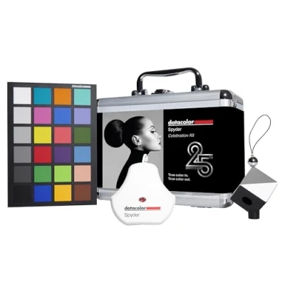 Obrázek Datacolor Spyder Celebration Kit 2024 kalibrace monitoru, Cube &amp; Checkr 24 kompletní správa barev pro fotografie přesnost ve fotografii od snímku po tisk