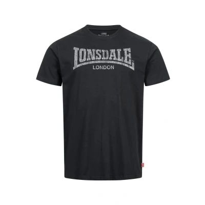 Obrázek Lonsdale Normale Passform LOGO KAI Triko s potiskem, Muži, Velikost: XXL, Black