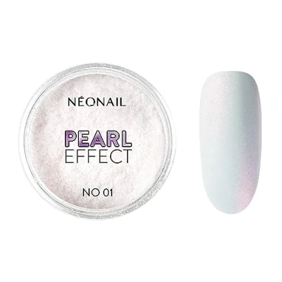 Obrázek NEONAIL Pearl Effect 01 Třpytivý pudr na nehty Nail Art Chrome Powder Příslušenství pro nehtový design gelové prášek Perlový chrom