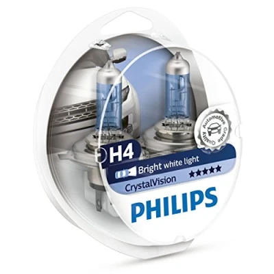 Obrázek Philips Crystal Vision H4 Upgrade světlomet žárovky