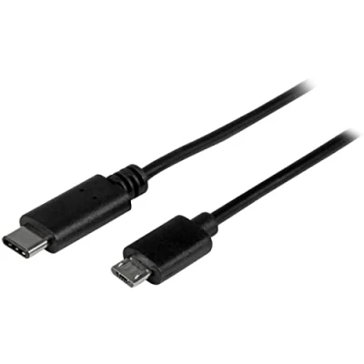 Obrázek StarTech.com 0. 5m USB C Micro B kabel, 2. 0, na nabíjecí 0 typ pro kompatibilní Thunderbolt 3