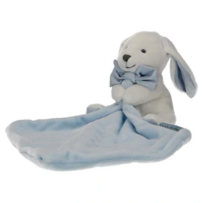 Obrázek Doudou et Compagnie DC3338 Plüsch Hase mit Taschentuch, Himmelblau, 1 Unité (Lot de 1)