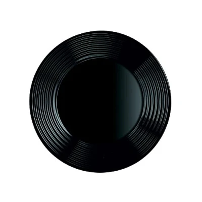 Obrázek Arcoroc ARC L7611 Harena talíř plochý, 25 cm, opálové sklo, černý