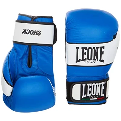 Obrázek LEONE 1947, Shock boxovací rukavice, unisex pro dospělé, modré, 12 OZ, GN047