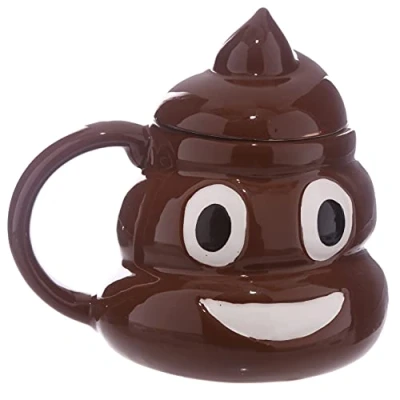 Obrázek Hrnek Emoticon Hovínko s pokličkou, 450 ml