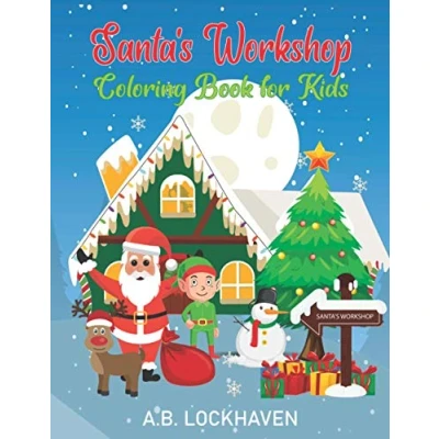 Obrázek Santa&#039;s Workshop: Coloring Book for Kids (Coloring and Activity Books)