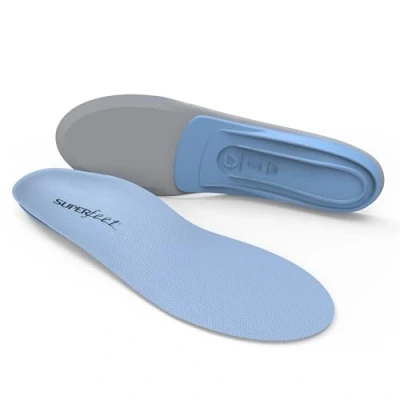 Obrázek superfeet Unisex modré vložky do bot Orthop disch, (Blue), F (45 46,5 EU), Modrá (modrá)