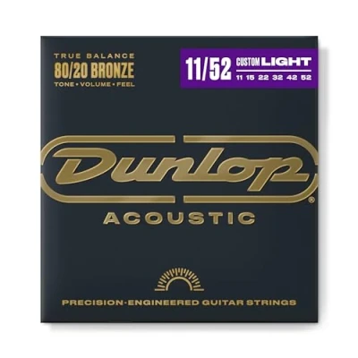 Obrázek Dunlop DL str DAB 011/052 Acoustic 80/20 Střední Light Western Gita Rrensaiten