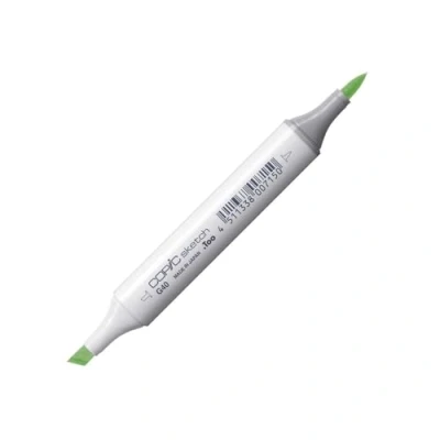 Obrázek COPIC Popisovač Sketch Typ G 40, Dim Green, profesionální zvýrazňovač štětců, se super hrotem na chleba a špičkou pro střední pečení