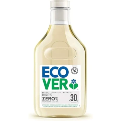 Obrázek Ecover ZERO tekutý prací prostředek (1,5 l/30 pracích dávek), s přísadami na bázi rostlin, jemný pro alergiky a citlivou pokožku