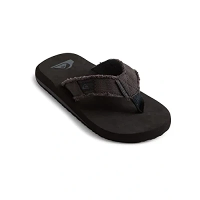 Obrázek Quiksilver Monkey Abyss YT Sandály s odděleným palcem pro děti, Velikost: 35, Black/brown boty