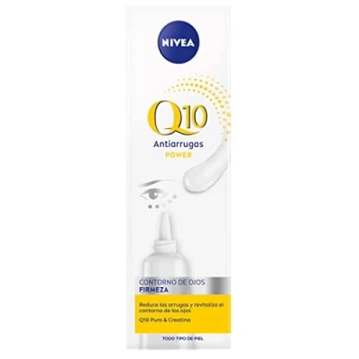 Obrázek NIVEA Q10 Power Antiarrugas contorno de Ojos (1 x 15 ml), crema para el ojos, antiarrugas, antiedad reducir las ojeras y arrugas