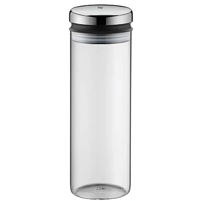 Obrázek WMF Depot dóza na zásoby skleněná 1,5 l, výška 28,5 cm, s víkem, kávová zrnka, müsli velkým plnicím otvorem
