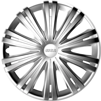 Obrázek AUTO STYLE Sada ozdobných krytů kol Giga 16 palců stříbrná