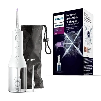 Obrázek Philips Bezdrátová ústní sprcha Sonicare Power Flosser 3000; na zuby, dásně a péči o bílá (model HX3826/31)