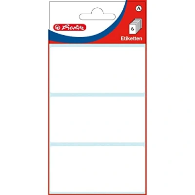 Obrázek Herlitz 830240 Příručka etikety, klasický samolepicí