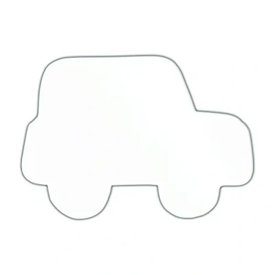 Obrázek Décopatch AC430O Wolke Silhouette S z lepenky, 1,5 x 12 18 cm, k ozdobení, perfektní pro Vaši bytovou dekoraci, bílá, Hnědá