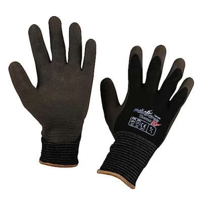 Obrázek Kerbl 297584 PowerGrab Thermo zimní rukavice W, latex s 2 vrstvou akrylovou podšívkou, velikost: 10