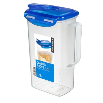 Obrázek LocknLock CLASSIC konvice na šťávu s víkem a rukojetí 1,5 l 165 x 97 227 mm vodotěsný vzduchotěsný úložný box díky 4strannému zamykání bez BPA džbán plastový