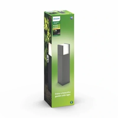 Obrázek Philips myGarden Arbour LED sloupkové svítidlo, hliník, 6W, šedé 164629316