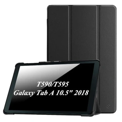 Obrázek Fintie pouzdro pro Samsung Galaxy Tab A 10. 5 2018 ultra tenké, super lehké ochranné s funkcí automatického spánku/probuzení 10,5 palců SM T590/T595 Tablet PC, černé